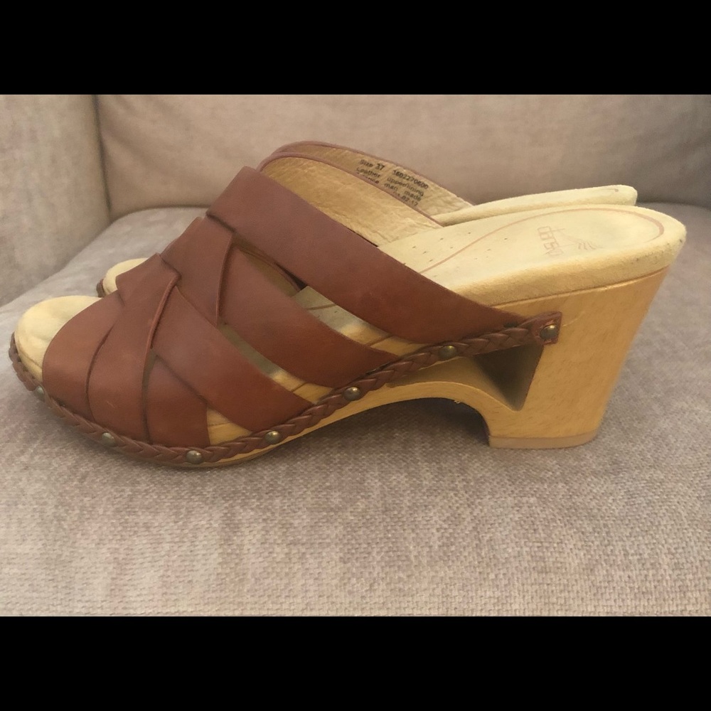 Dansko Leather Sandals/Wedges